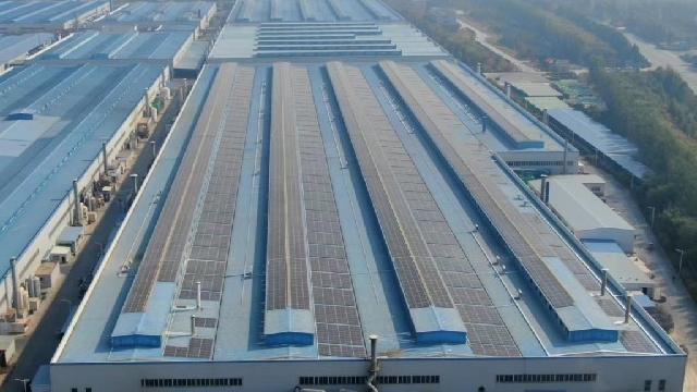 河南濮陽天能集團一期商用5.9MW分布式光伏項目