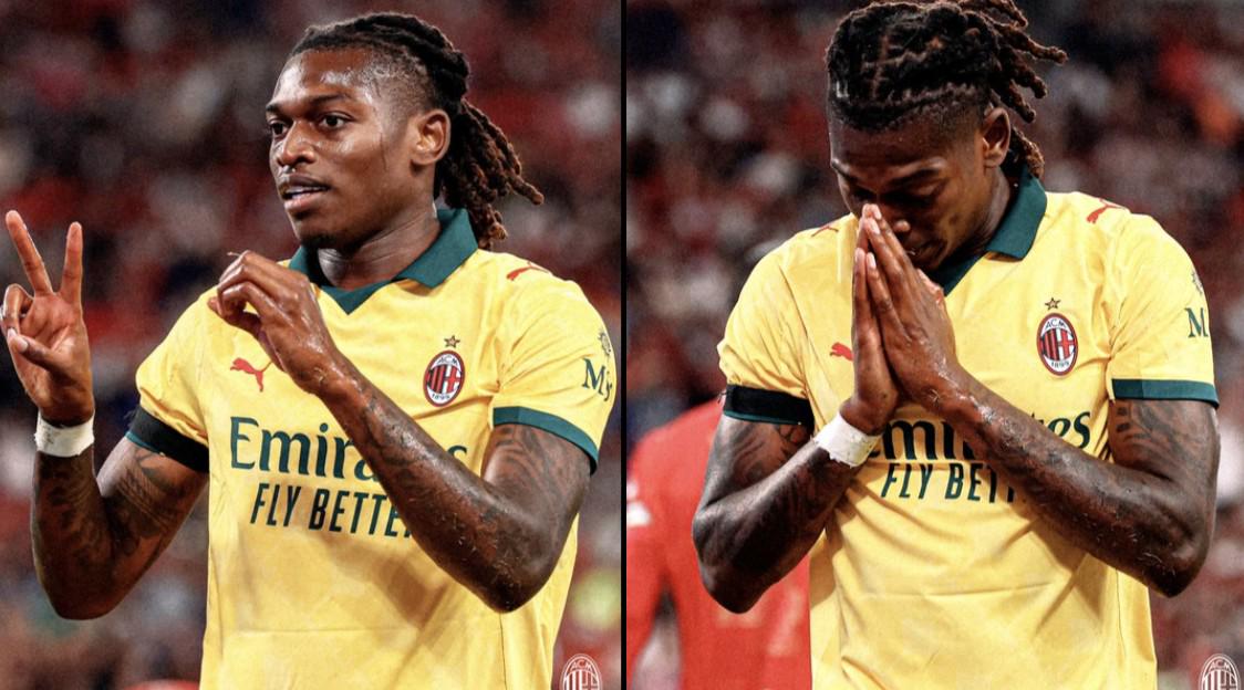 比出“20”手勢(shì)，萊奧對(duì)陣?yán)锲诌M(jìn)球后致敬若塔